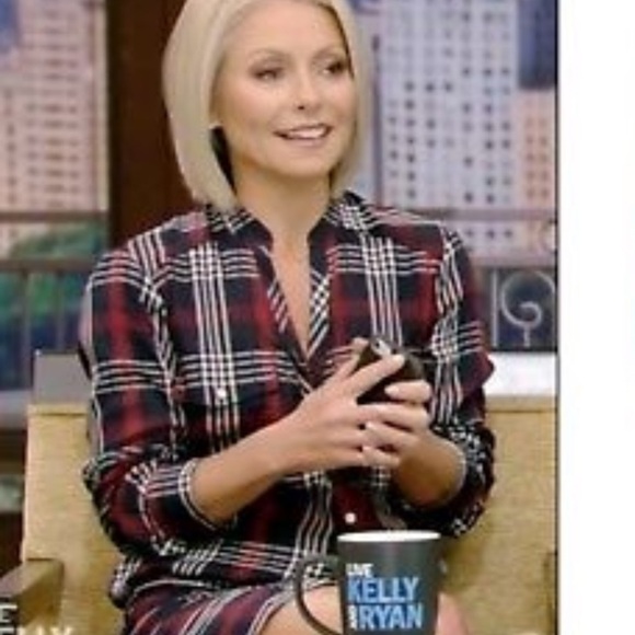 VERONICA BEARD Red Blue Plaid Emory Ruched Zipper Mini Dress Size 2 - Picture 4 of 12